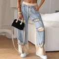 Women jeans — Distinctive Stitching Straight Jeans”